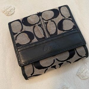 Coach Canvas Small Wallet